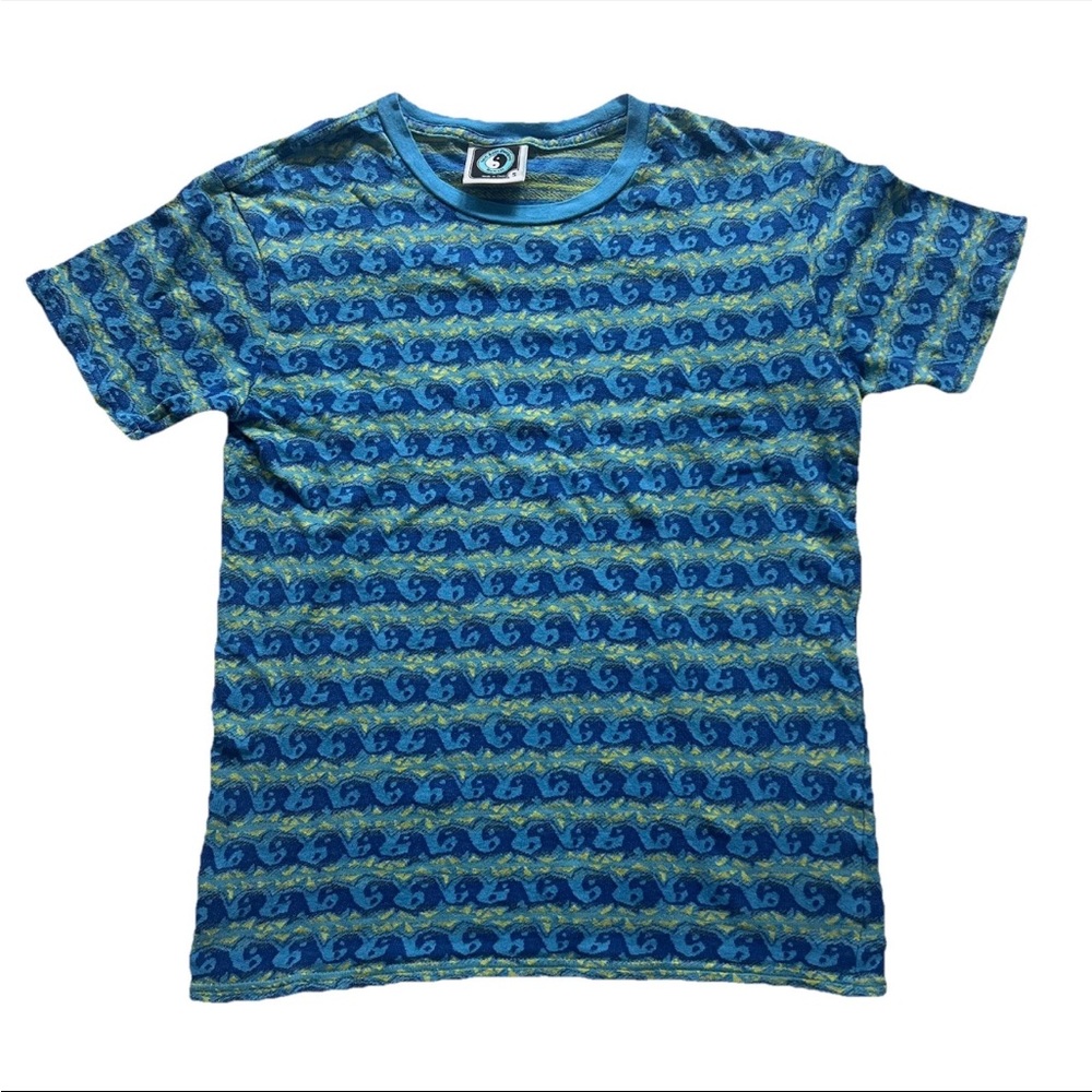 T&C Surf Designs Hawaii Unisex Yin Yang Shirt S All Over Print Surfcore Beach